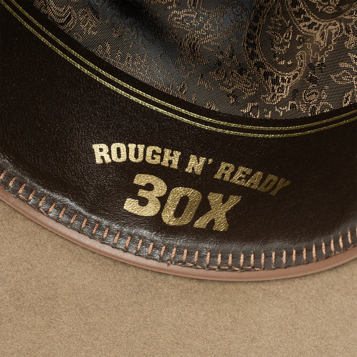 30X Rough N Ready Open Crown Cowboy Hat - Image 7