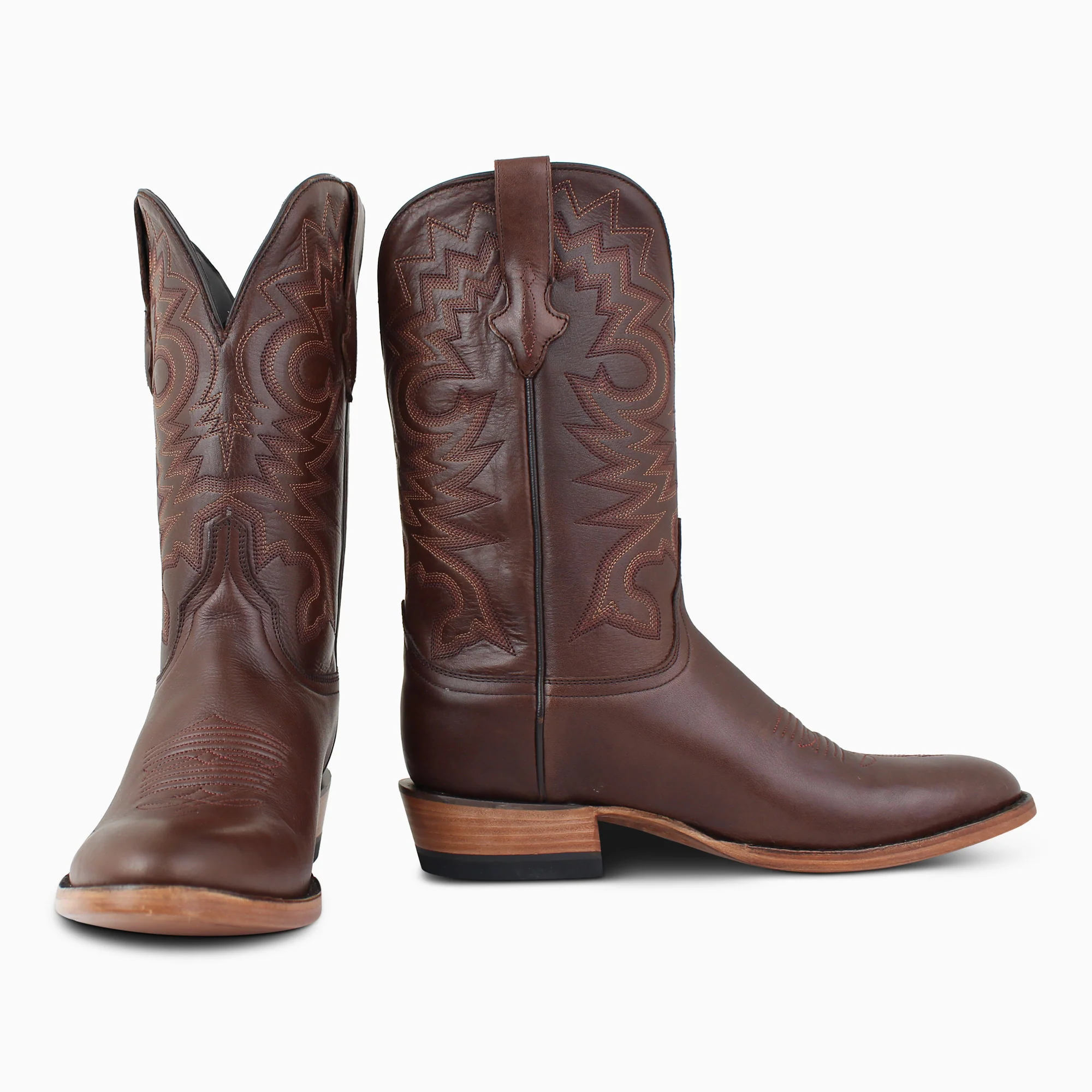 Brown Jersey Cowhide - Round - Image 8