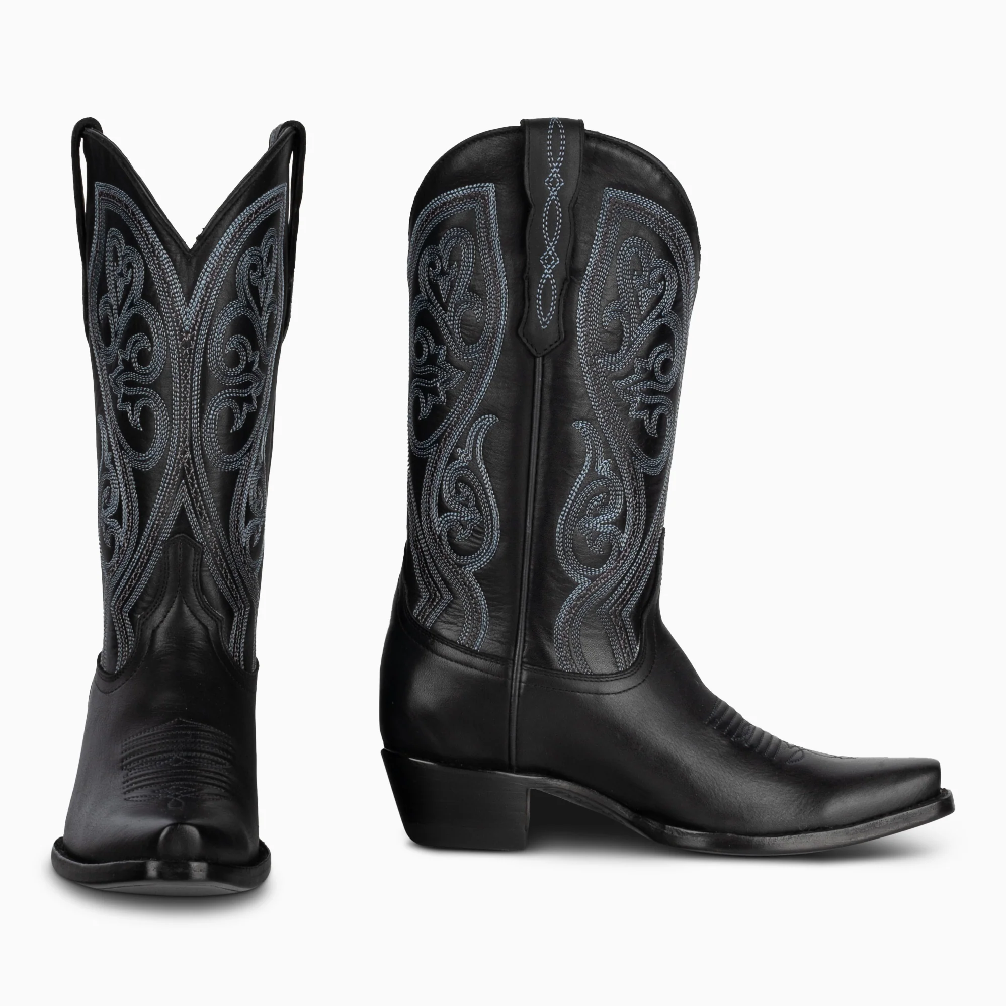 Black Jersey Cowhide - Women's Pointed - Image 5