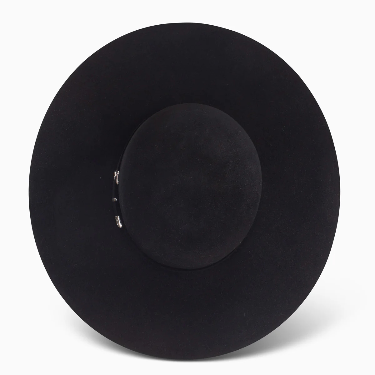 20X Black Gold Open Crown Cowboy Hat - Image 5