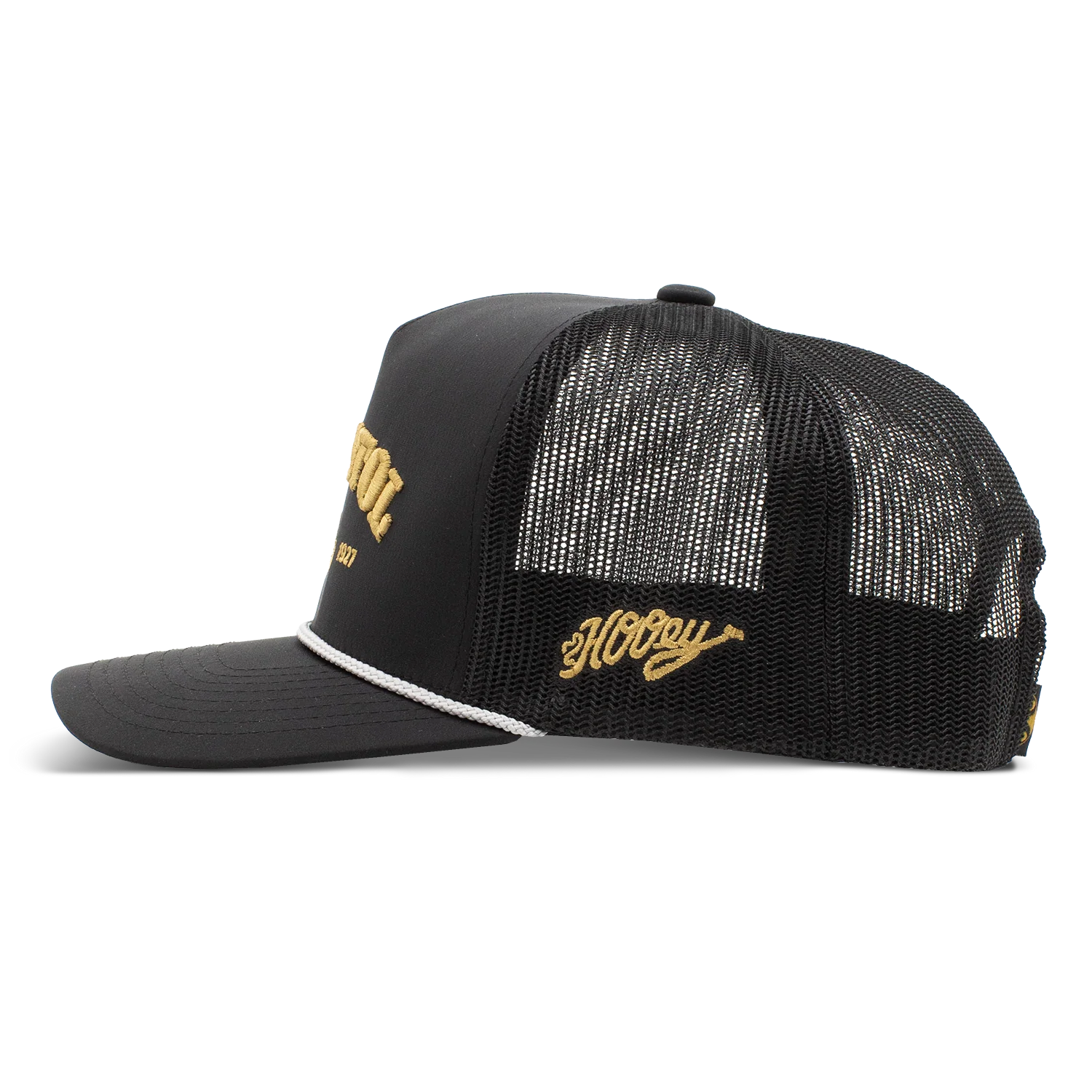 Hooey Resistol - Gold Stitch Rope Trucker Cap - Image 3