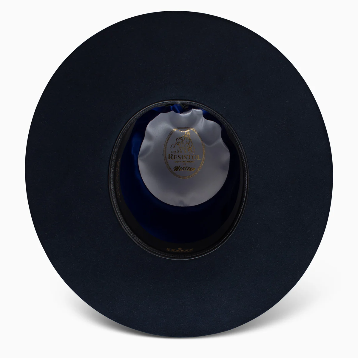 6X Navy Midnight Open Crown Cowboy Hat - Image 5