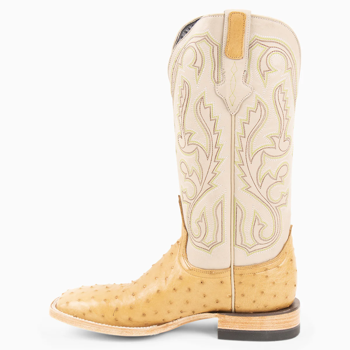 Saddle Tan Full Quill Ostrich - Square - Image 3
