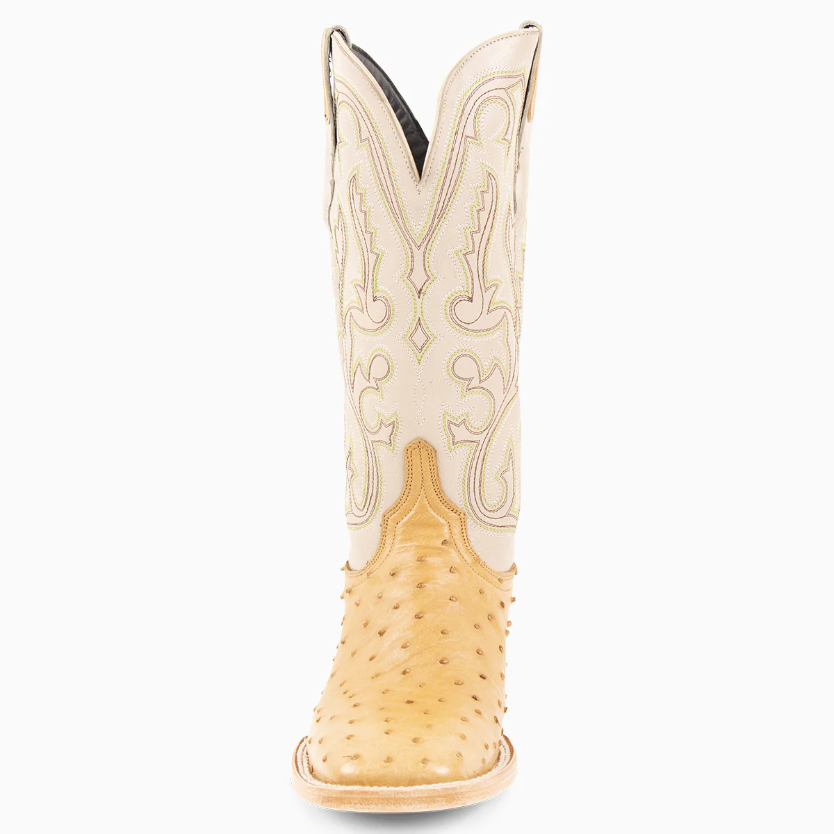 Saddle Tan Full Quill Ostrich - Square - Image 4