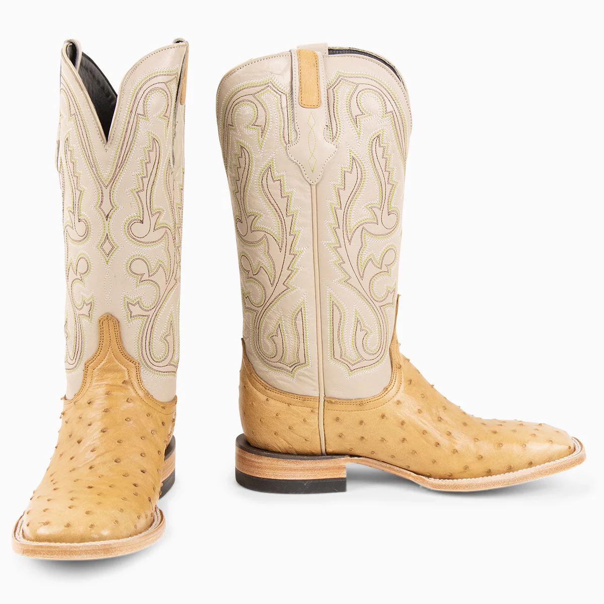 Saddle Tan Full Quill Ostrich - Square - Image 8