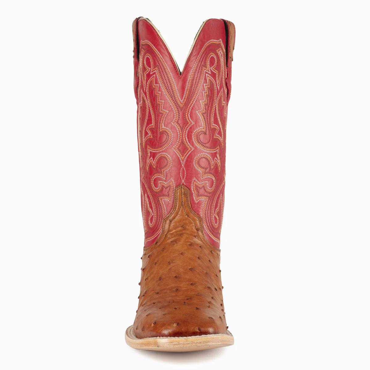Cognac Full Quill Ostrich - Square - Image 4