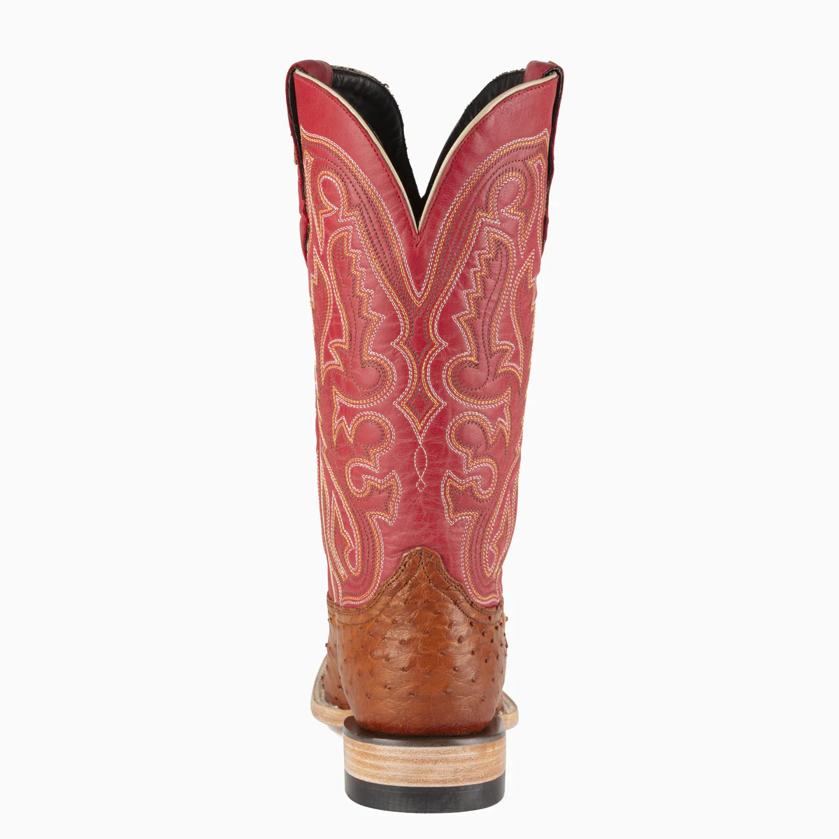 Cognac Full Quill Ostrich - Square - Image 5