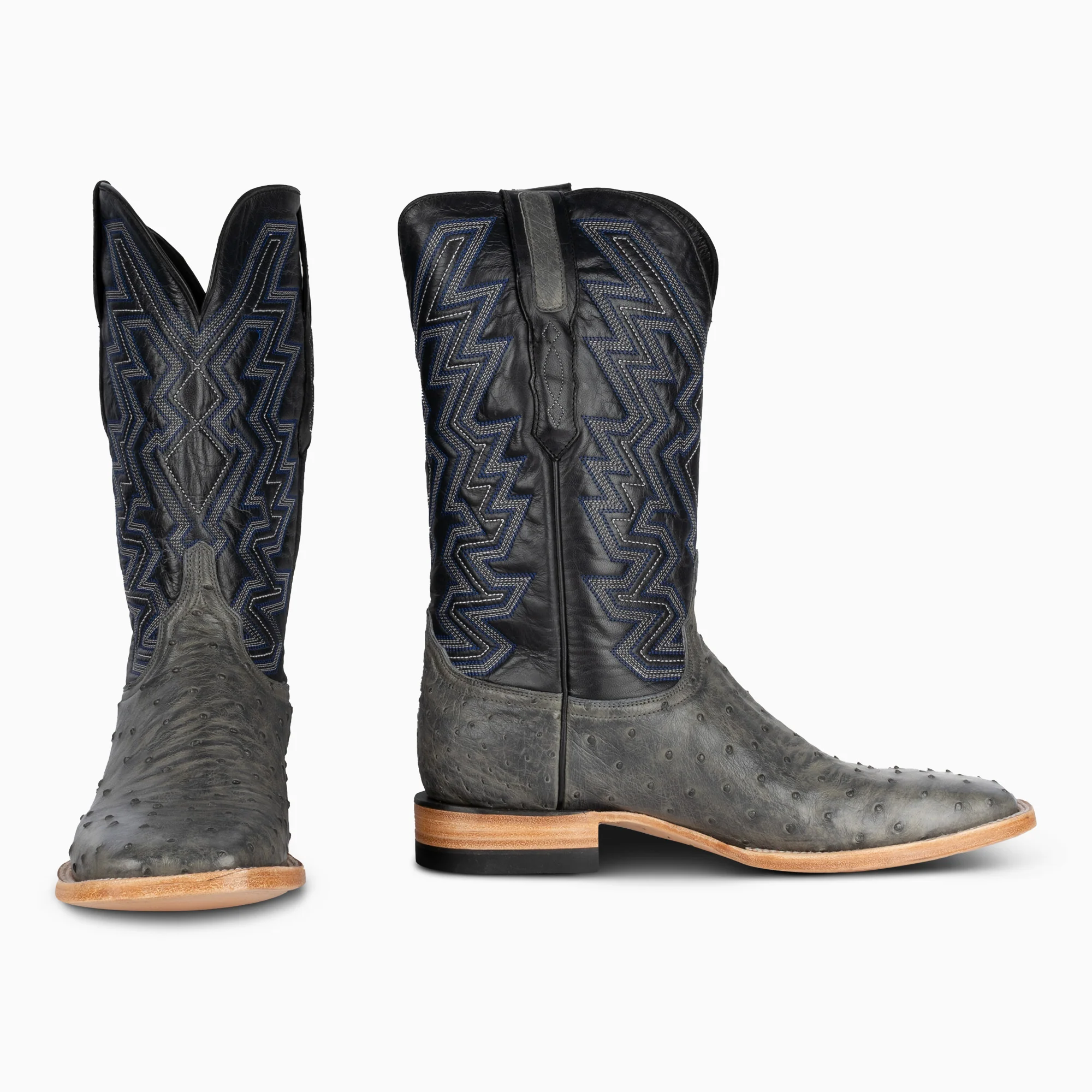 Grey Full Quill Ostrich - Square - Image 8