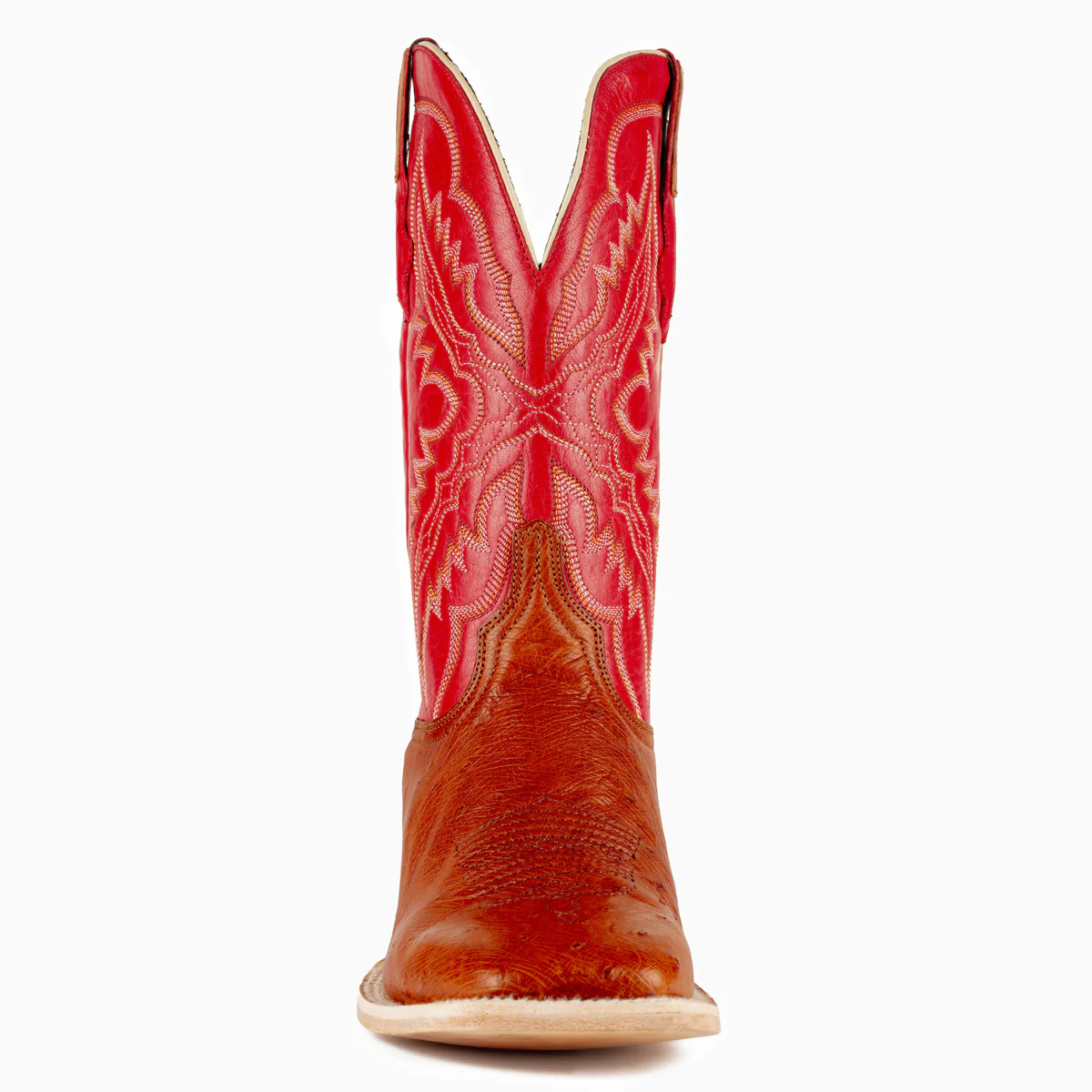 Cognac Smooth Ostrich - Square - Image 4