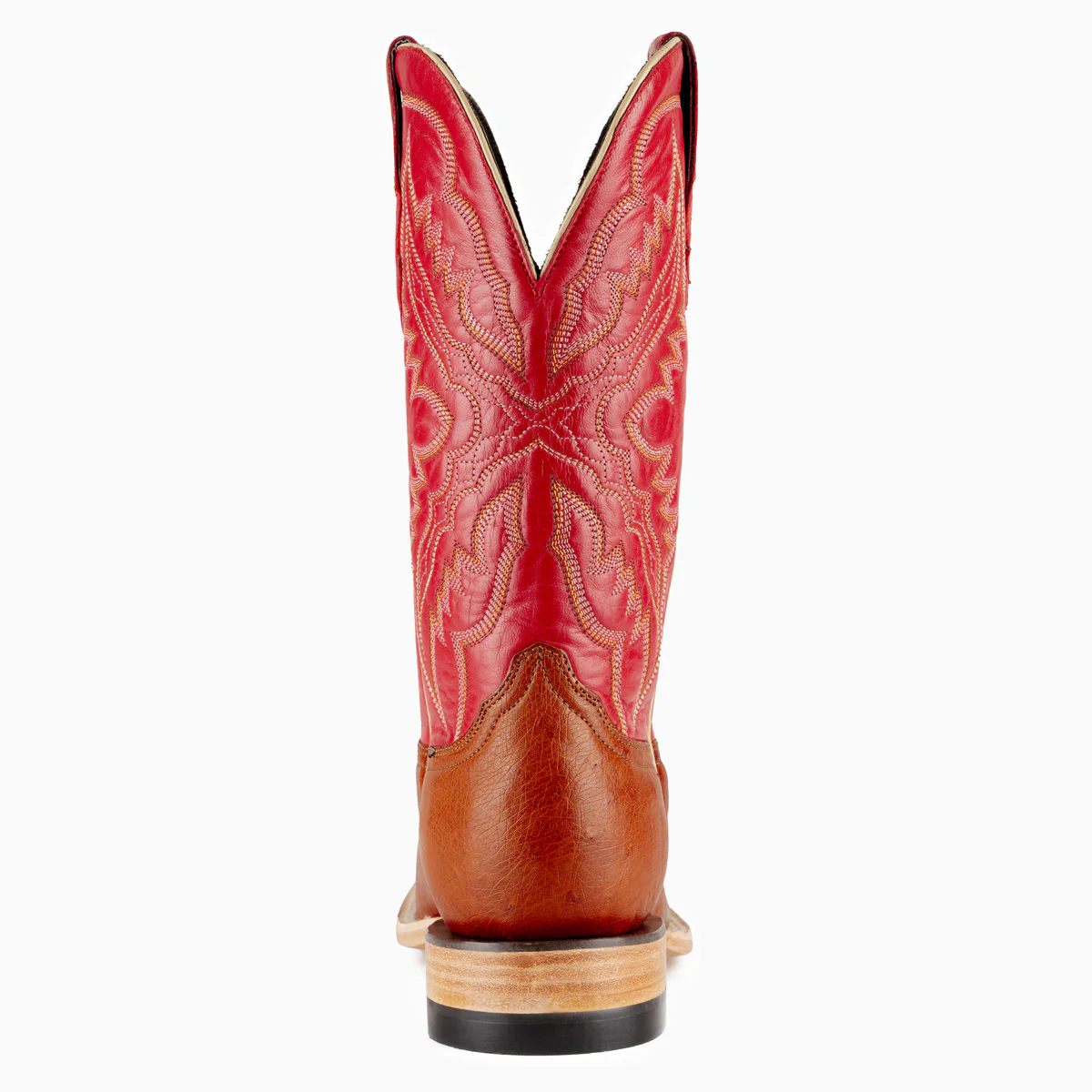Cognac Smooth Ostrich - Square - Image 5