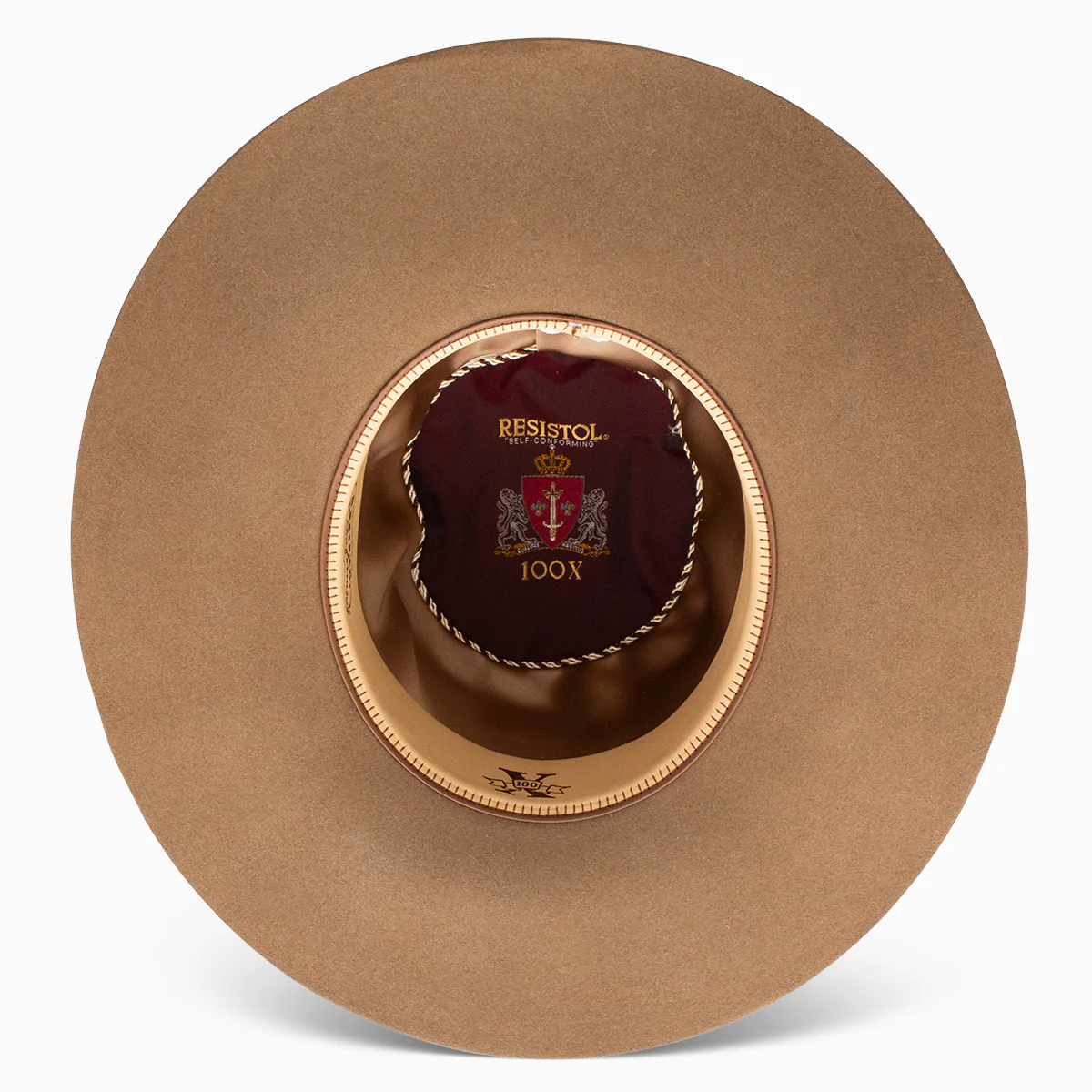 Resistol 100X Open Crown Cowboy Hat - Image 5