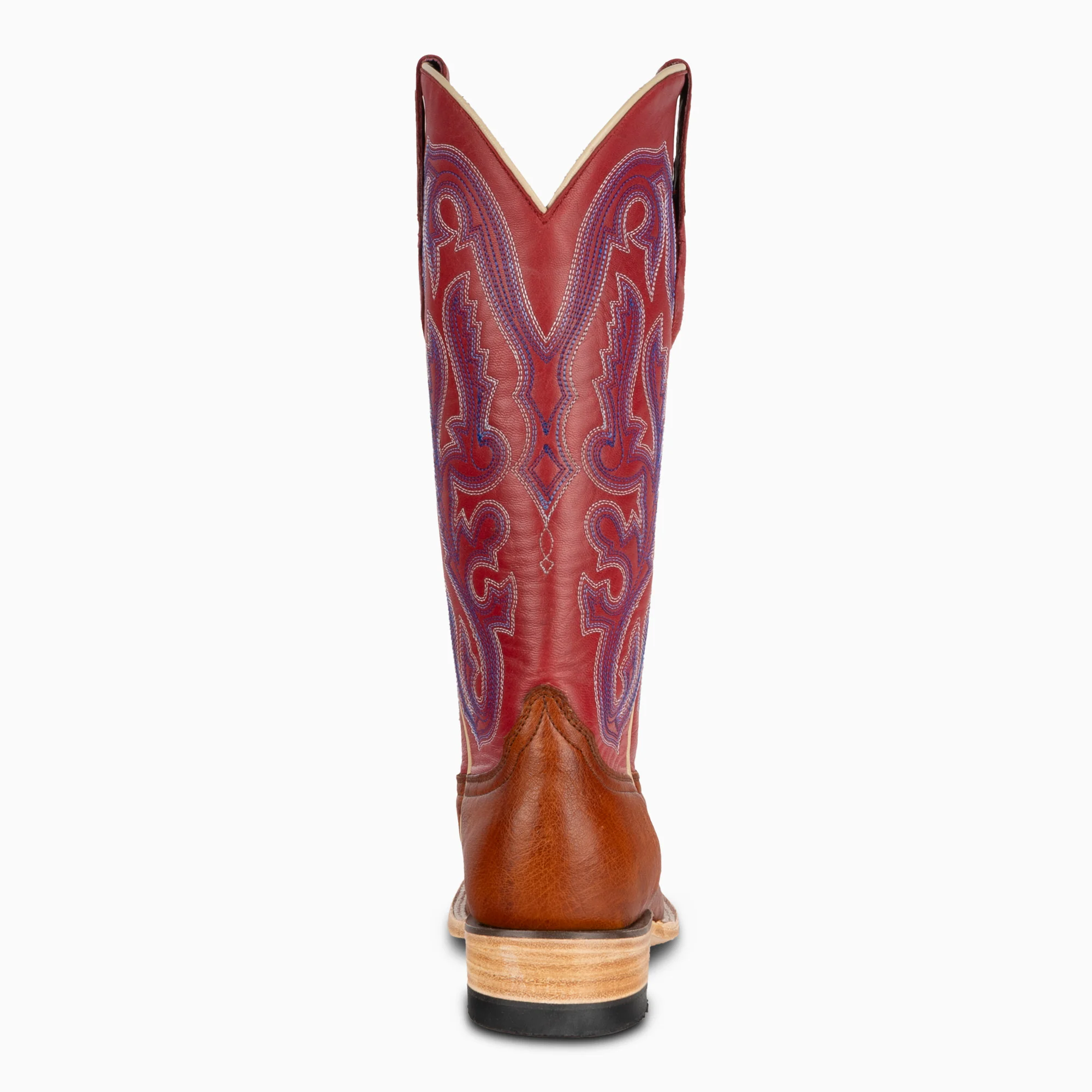 Cognac Smooth Ostrich - Women's Square - Image 5