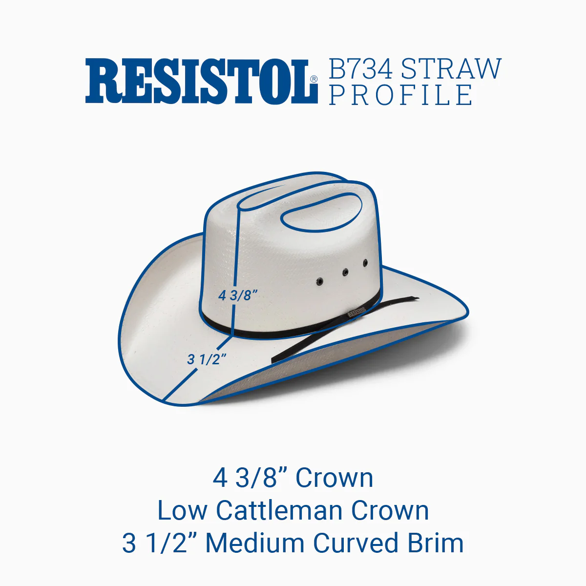Rodeo Jr. Youth Straw Cowboy Hat - Image 2