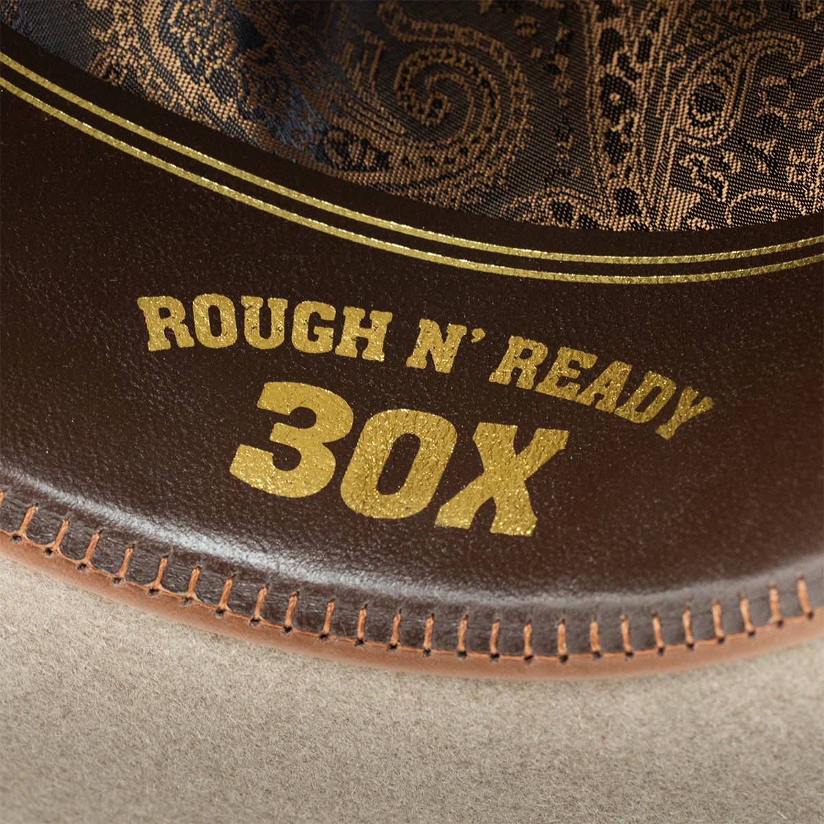 30X Rough N Ready Open Crown Cowboy Hat - Image 8